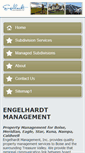 Mobile Screenshot of engelhardtmanagement.com